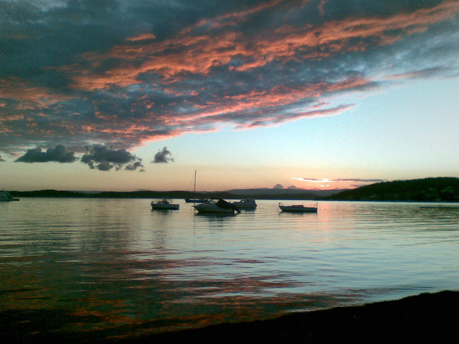 Sunset on Lake Macquarie